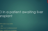 PCI in a Patient Awaiting Liver Transplant