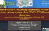 Drug-coated balloon vs. drug eluting stent for small coronary vessel disease: 6-mo. primary outcome of the PICCOLETO II randomized clinical trial. 