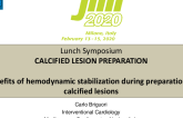 Benefits of hemodynamic stabilization during preparation of calcified lesions