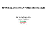 Role of Atherectomy Through Radial Route