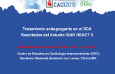 Tratamiento antiagregante en el SCA Resultados del Estudio ISAR REACT 5