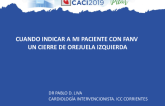 Cuando Indicar A Mi Paciente Con Fanv Un Cierre De Orejuela Izquierda