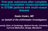 TCT 026: One-Year Outcomes After Complete Versus Incomplete Revascularization in STEMI Patients With Multi-Vessel Disease