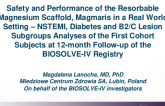 TCT 268: Safety and Performance of the Resorbable Magnesium Scaffold, Magmaris in a Real World Setting – NSTEMI, Diabetes and B2/C Lesion Subgroups Analyses of the First Cohort Subjects at 12-month Follow-up of the BIOSOLVE-IV Registry