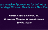 TCT 443: Less Invasive Approaches for Left Atrial Appendage Closure: Ready for a New Era