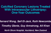 TCT 168: Calcified Coronary Lesions Treated With Intravascular Lithotripsy: One-Year Outcomes