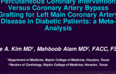 TCT 159: Percutaneous Coronary Intervention Versus Coronary Artery Bypass Grafting for Left Main Coronary Artery Disease in Diabetic Patients: a Meta-Analysis