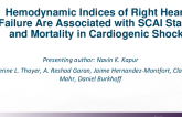 TCT 170: Hemodynamic Indices of Right Heart Failure Are Associated With SCAI Stage and Mortality in Cardiogenic Shock