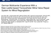 TCT 333: German Multicenter Experience With a New Leaflet-based Transcatheter Mitral Valve Repair System for Mitral Regurgitation