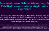 TCT 166: Rotational Versus Orbital Atherectomy for Calcified Lesions – A Large Single Center Experience
