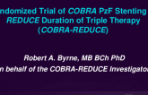 COBRA-REDUCE: A Randomized Trial of a Thromboresistant Polyzene F-Coated Stent With 14 Days DAPT in High-Bleeding Risk Patients