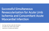 TCT 633: Successful Simultaneous Revascularization of Acute Limb Ischemia and Concomitant Acute Myocardial Infarction