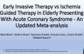 TCT 051: Early Invasive Therapy vs Ischemia Guided Therapy in Older Adults With Non ST Elevation Acute Coronary Syndromes- An Updated Meta-Analysis