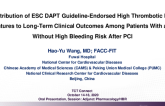 TCT 060: Contribution of ESC DAPT Guideline-Endorsed High Thrombotic Risk Features to Long-Term Clinical Outcomes Among Patients With and Without High Bleeding Risk After PCI