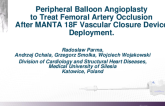 TCT 661: Peripheral Balloon Angioplasty to Treat Femoral Artery Occlusion After MANTA 18F Vascular Closure Device Deployment