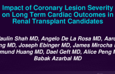 TCT 383: Impact of Coronary Lesion Severity on Long Term Cardiac Outcomes in Renal Transplant Candidates