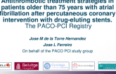 TCT 067: Antithrombotic Treatment Strategies in Patients Older than 75 Years With Atrial Fibrillation After Percutaneous Coronary Intervention With Drug-Eluting Stents. The PACO-PCI Registry