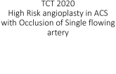 TCT 642: Left Main Bifurcation Stenting-Turned Into a Nightmare