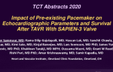 TCT 117: Impact of Pre-existing Pacemaker on Survival and Echocardiographic Outcomes After Transcatheter Aortic Valve Replacement With SAPIEN-3 Valve