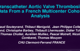 TCT 459: Transcatheter Aortic Valve Thrombosis: Data From a French Multicenter Cohort Analysis