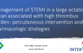 TCT 578: Management of STEMI in a Large Ectatic Vessel Associated With High Thrombus Burden: Percutaneous Intervention and Pharmacologic Strategies.