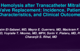 TCT 340: Hemolysis After Transcatheter Mitral Valve Replacement: Incidence, Patient Characteristics, and Clinical Outcomes
