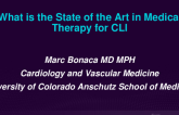 What Is the State of the Art in Medical Therapy for Critical Limb Ischemia?