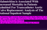 TCT 078: Co-existing Protein Energy Malnutrition is Associated With Increased Mortality In Patients Admitted for Transcatheter Aortic Valve Replacement: Analysis of the National Inpatient Sample