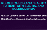 TCT 687: STEMI in Young and Healthy Patient With SLE, RA, and Scleroderma