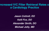 TCT 415: Increased IVC Filter Retrieval Rates of a Cardiology Practice
