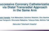 TCT 429: Successive Coronary Catheterization via Distal Transradial Approach in the Same Arm