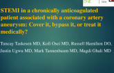 TCT 621: STEMI in a Chronically Anticoagulated Patient Associated With a Coronary Artery Aneurysm: Cover it, Bypass it, or Treat it Medically?