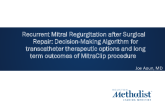 TCT 351: Percutaneous Interventions for Recurrent Mitral Regurgitation After Surgical Repair: Decision-Making Algorithm and Long Term Outcomes for MitraClip