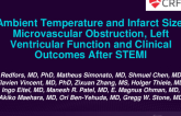 TCT 017: Ambient Temperature and Infarct Size, Microvascular Obstruction, Left Ventricular Function and Clinical Outcomes After STEMI