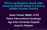 TCT 688: PCI in Cardiogenic Shock With Resource Limited Setup in a Low to Middle Income Country