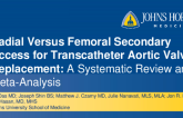 TCT 111: Radial Versus Femoral Secondary Access for Transcatheter Aortic Valve Replacement: A Systematic Review and Meta-Analysis