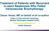 TCT 287: Treatment of Patients With Recurrent In-Stent Restenosis Who Failed Intravascular Brachytherapy