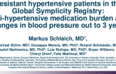 TCT 419: Patients With Resistant Hypertension in the Global SYMPLICITY Registry: Anti-Hypertensive Medication Burden and Changes in Blood Pressure out to 3 Years