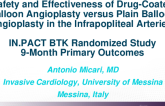 IN.PACT BTK: A Randomzied Trial of Drug-Coated Balloon Angioplasty in the Infrapopliteal Arteries