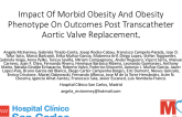 TCT 088: Impact of Morbid Obesity And Obesity Phenotype on Outcomes post Transcatheter Aortic Valve Replacement