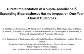 TCT 140: Direct Implantation of a Supra-Annular Self-Expanding Bioprostheses has no Impact on One-Year Clinical Outcomes