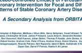 TCT 385: Placebo-Controlled Efficacy of Percutaneous Coronary Intervention for Focal and Diffuse Patterns of Stable Coronary Artery Disease: A Secondary Analysis From ORBITA