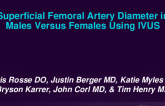 TCT 364: Superficial Femoral Artery Diameter in Males Versus Females Using IVUS