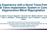 TCT 352: Early Experience With a Novel Trans-Femoral Mitral Valve Implantation System in Complex Degenerative Mitral Regurgitation