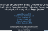 TCT 530: Successful Use of Cardioform Septal Occluder to Obliterate a Residual Lateral Commissural Jet Following Deployment of Mitraclip for Primary Mitral Regurgitation