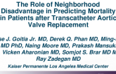TCT 227: The Role of Neighborhood Disadvantage in Predicting Mortality in Patients After Transcatheter Aortic Valve Replacement
