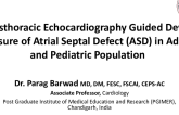 TCT 200: Transthoracic Echocardiography Guided Device Closure of Atrial Septal Defect (ASD) in Adult and Pediatric Population