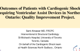 TCT 182: Outcomes of Patients With Cardiogenic Shock Requiring Ventricular Assist Devices in Northern Ontario: Quality Improvement Project