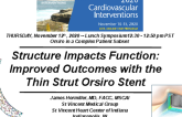 Structure Impacts Function: Improved Outcomes with the Thin Strut Orsiro Stent