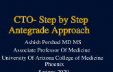 CTO- Step by Step Antegrade Approach 